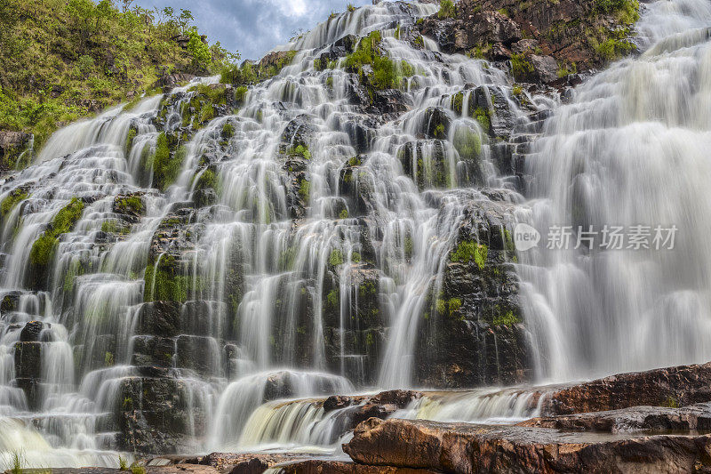 瀑布在Chapada dos Veadeiros